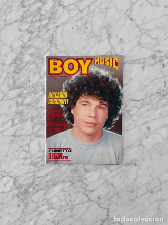 Coleccionismo de revistas y peri&oacute;dicos: BOY MUSIC - 1983 - RICCARDO COCCIANTE, JIMMY PURSEY, IRON MAIDEN, SHEENA EASTON, JOHN TRAVOLTA