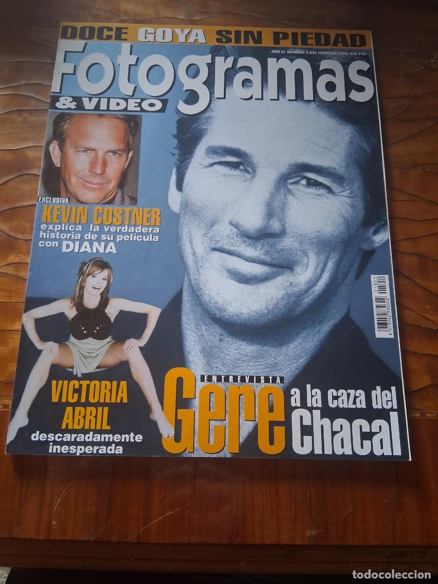 Coleccionismo de revistas y peri&oacute;dicos: Revista cine Fotogramas 1852 Kevin Costner Victoria Abril Ang Lee Richard Gere Woody Allen