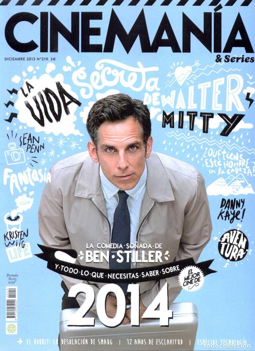 Coleccionismo de revistas y peri&oacute;dicos: REVISTA CINEMANIA N&ordm; 219 DICIEMBRE 2013, LA VIDA SECRETA DE WALTER MITTY (2)