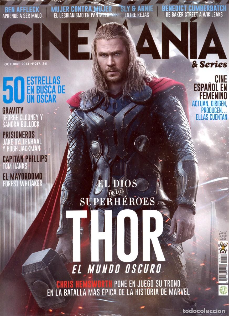 Coleccionismo de revistas y peri&oacute;dicos: REVISTA CINEMANIA N&ordm; 217 OCTUBRE 2013, THOR