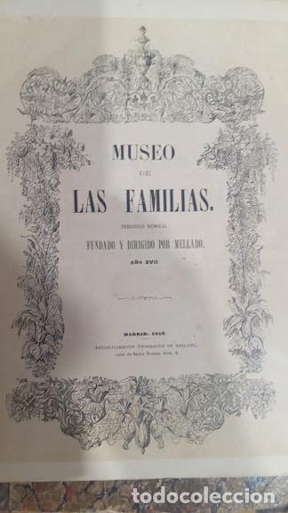 Coleccionismo de revistas y peri&oacute;dicos: Museo de la Familia fundado y dirigido por Mellado. Madrid 1859