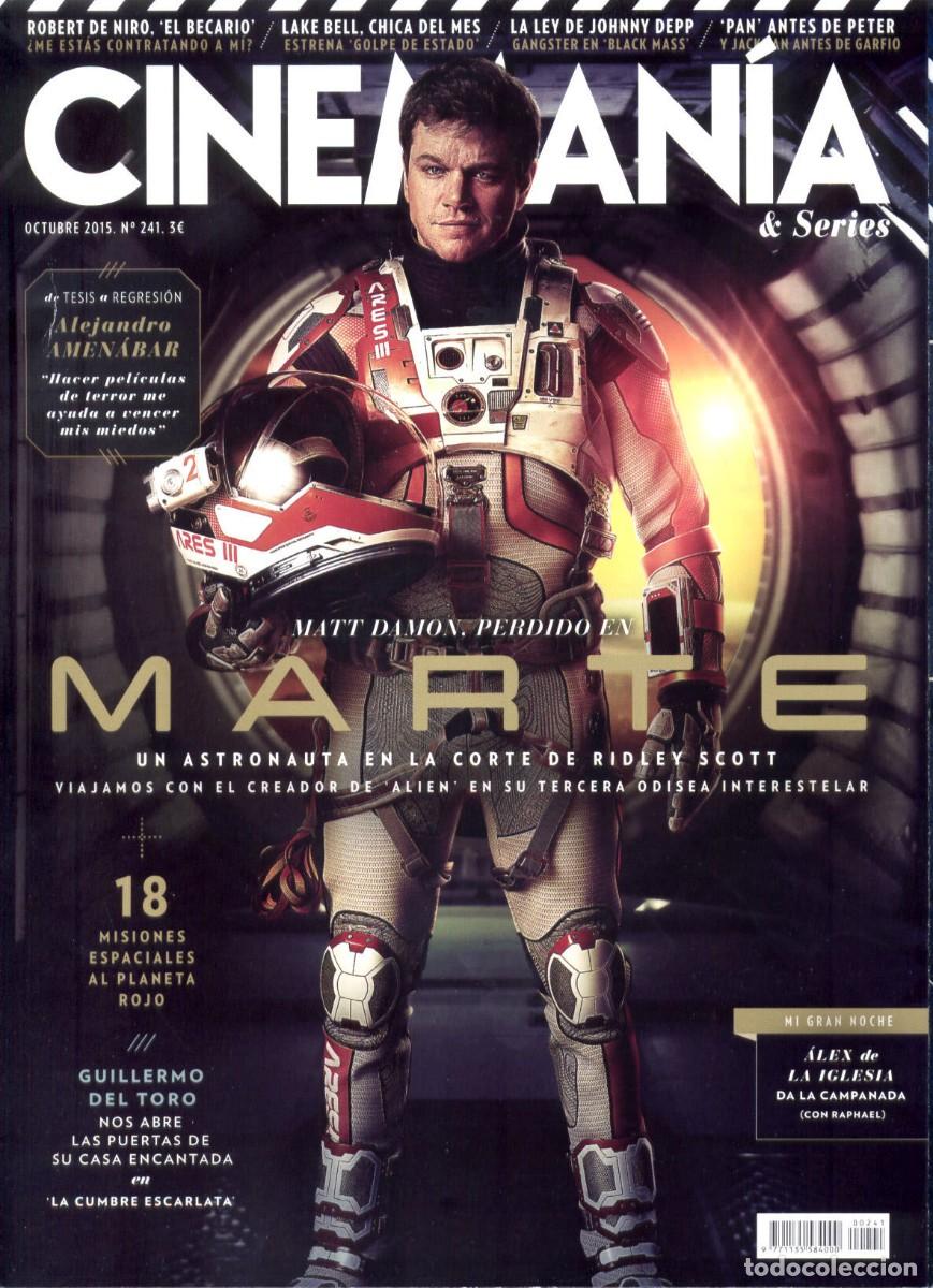 Sammeln von Zeitschriften und Zeitungen: REVISTA CINEMANIA N&ordm; 241 OCTUBRE 2015, MARTE