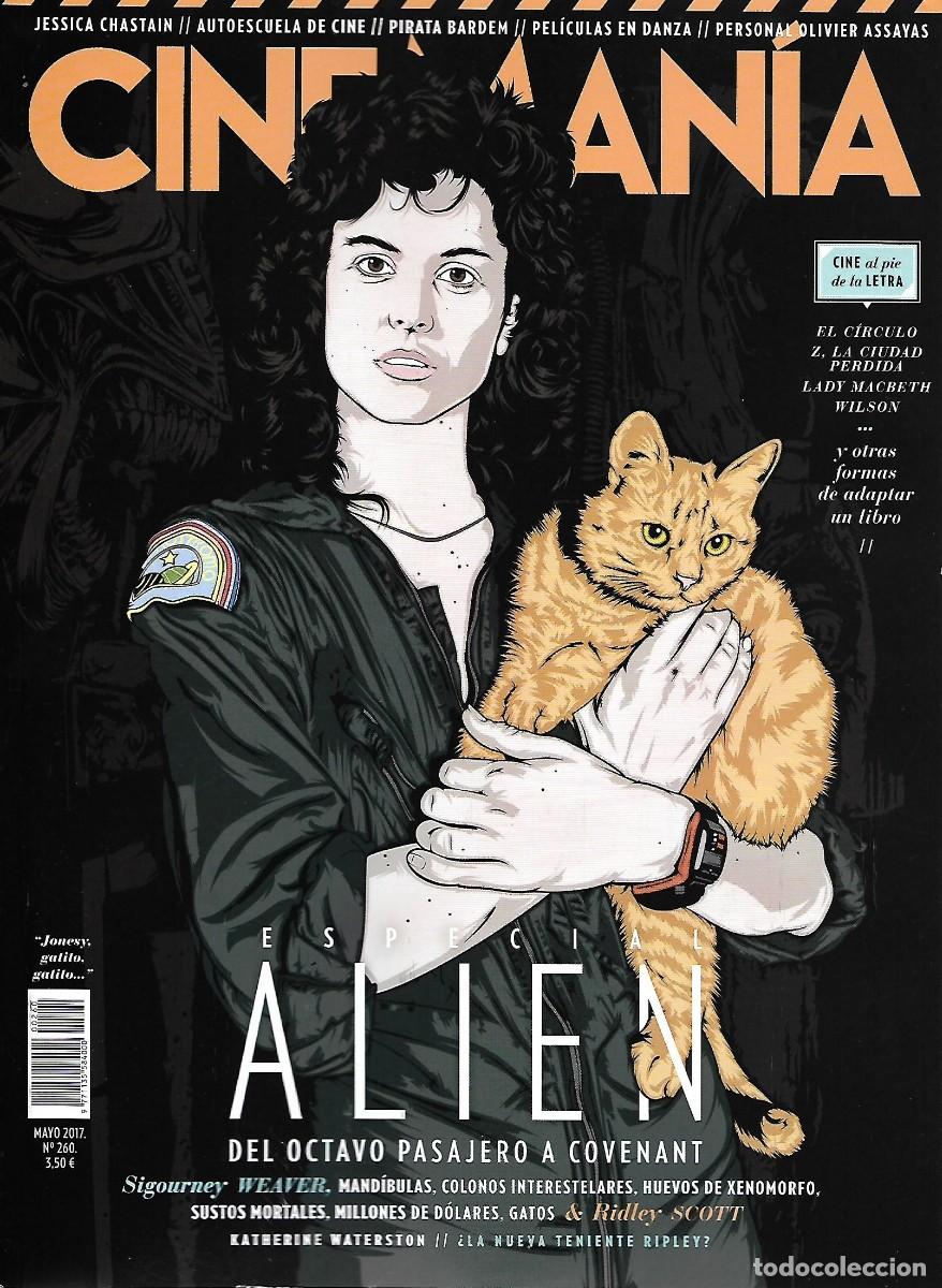 Coleccionismo de revistas y peri&oacute;dicos: REVISTA CINEMANIA N&ordm; 260 MAYO 2017, ALIEN (4)