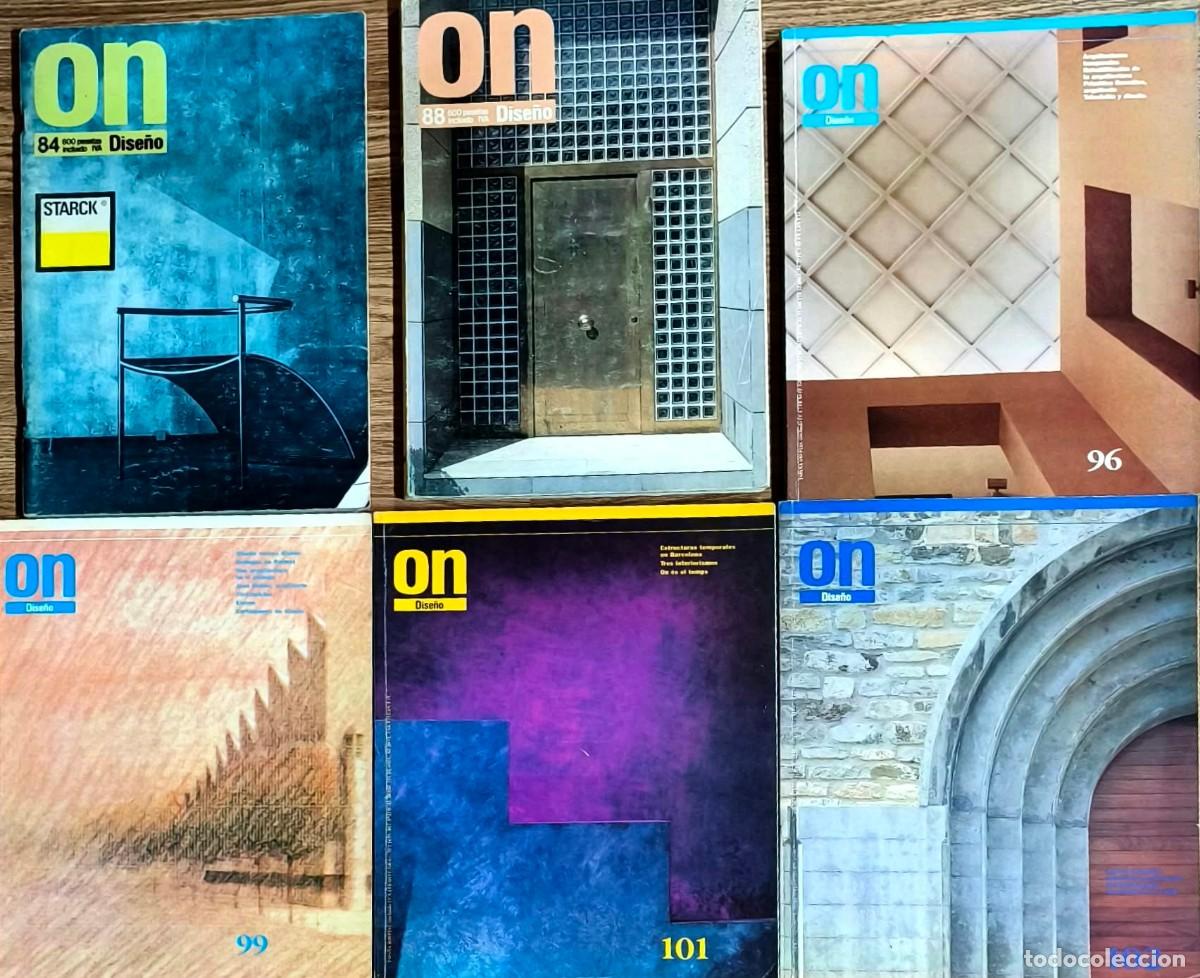 Collection Magazines and Newspapers: Lote 6 revistas ON Dise&ntilde;o n&ordm; 84, 88, 96, 99, 101 y 102