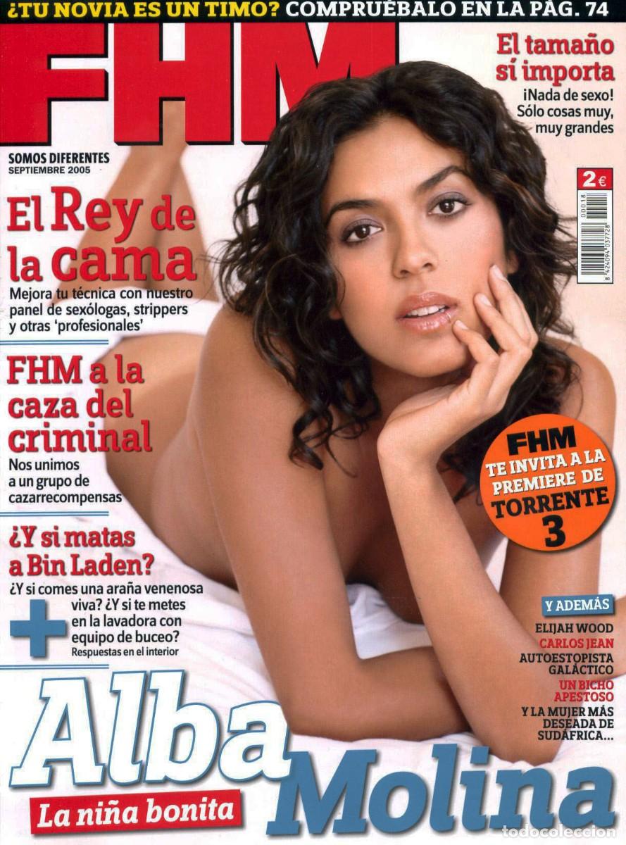 Collezionismo di Riviste e Giornali: REVISTA FHM N&ordm; 18 SEPTIEMBRE 2005, ALBA MOLINA