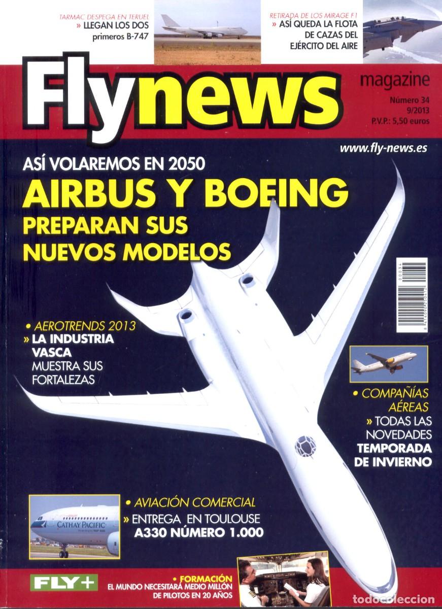 Coleccionismo de revistas y peri&oacute;dicos: REVISTA FLY NEWS N&ordm; 34 SEPTIEMBRE 2013