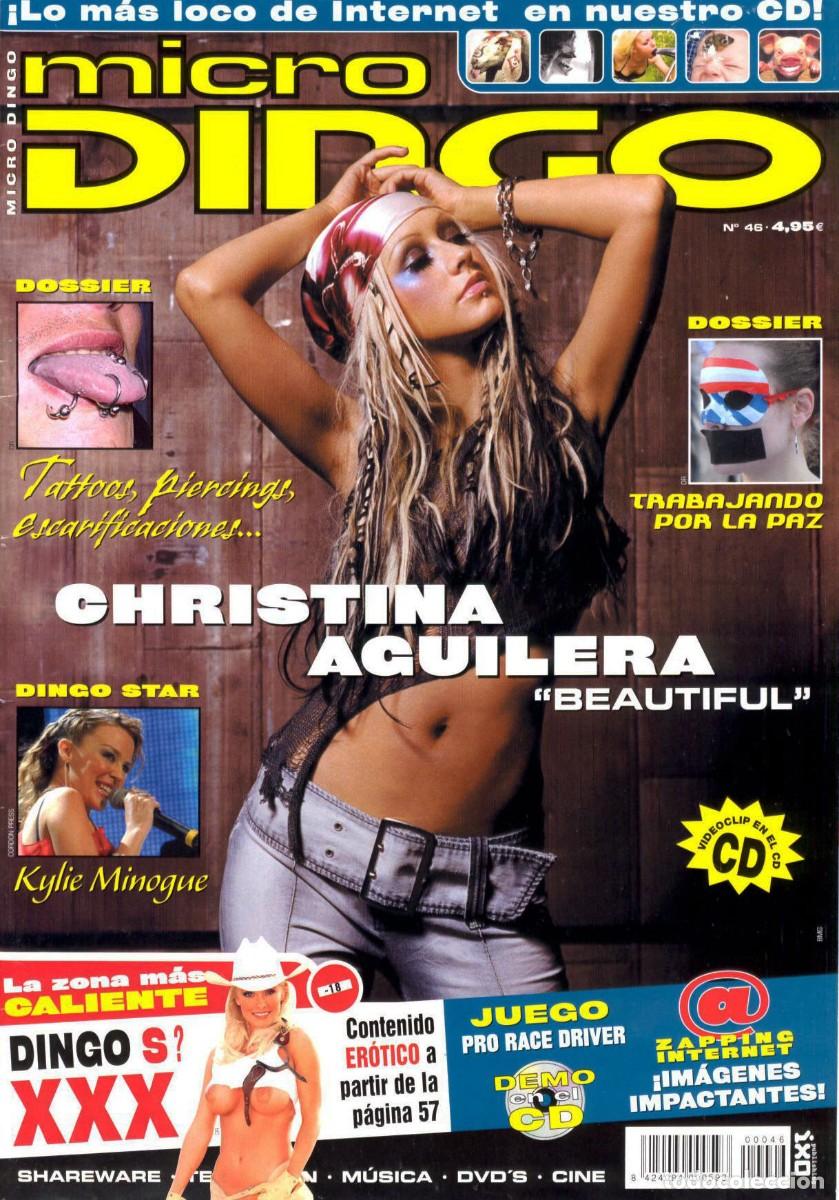 Coleccionismo de revistas y peri&oacute;dicos: REVISTA MICRO DINGO REVISTA DE INTERNET N&ordm; 46 2003. INCLUYE CD MICRODINGO, CHRISTINA AGUILERA