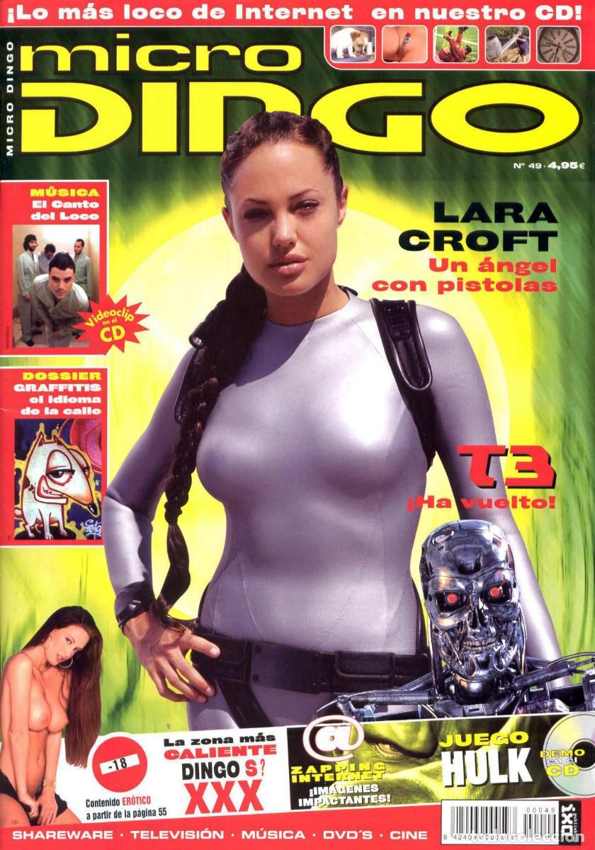 Coleccionismo de revistas y peri&oacute;dicos: REVISTA MICRO DINGO REVISTA DE INTERNET N&ordm; 49 2003. INCLUYE CD MICRODINGO, LARA CROFT