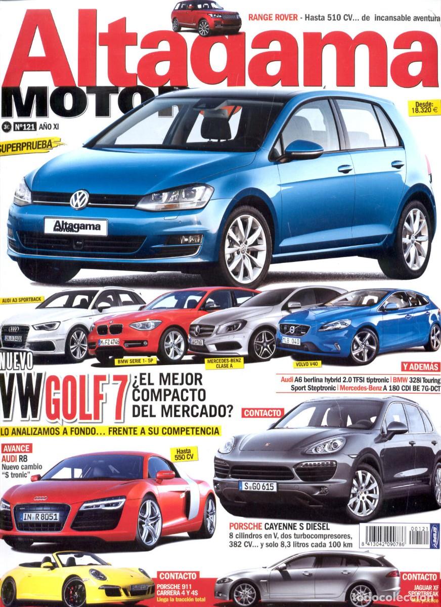 Coleccionismo de revistas y peri&oacute;dicos: REVISTA ALTAGAMA MOTOR N&ordm; 121, VOLKSWAGEN GOLF 7