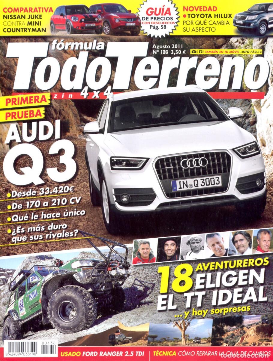 Coleccionismo de revistas y peri&oacute;dicos: REVISTA TODOTERRENO N&ordm; 136 AGOSTO 2011, AUDI Q3