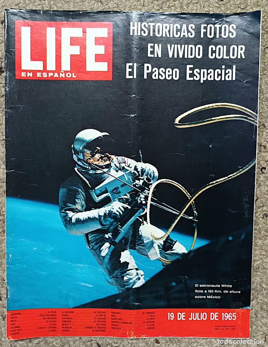 Coleccionismo de revistas y peri&oacute;dicos: REVISTA LIFE EN ESPA&Ntilde;OL DE 19 DE JULIO DE 1965