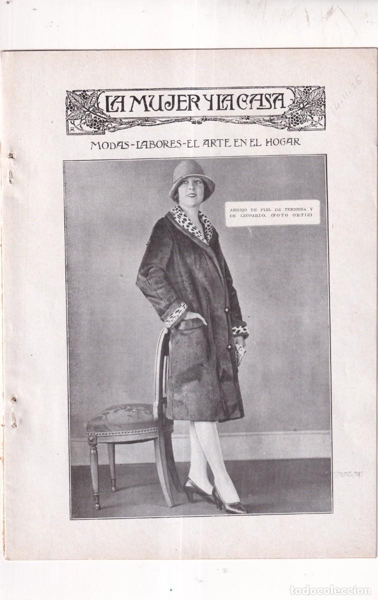 Collezionismo di Riviste e Giornali: La mujer y la casa. SEPARATA BLANCO Y NEGRO Angelita Romero Torres, moda, publicidad, etc