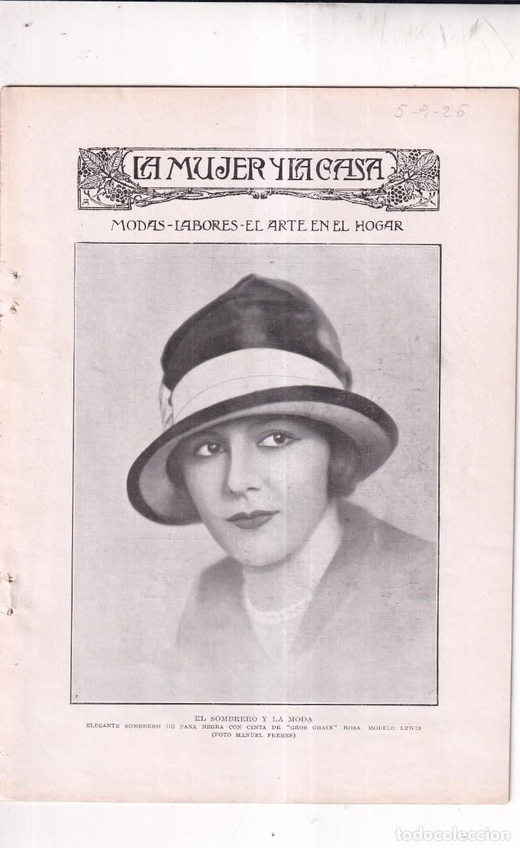 Coleccionismo de revistas y peri&oacute;dicos: La mujer y la casa. SEPARATA BLANCO Y NEGRO los hierros labrados, moda, radiadores de calefacci&oacute;n