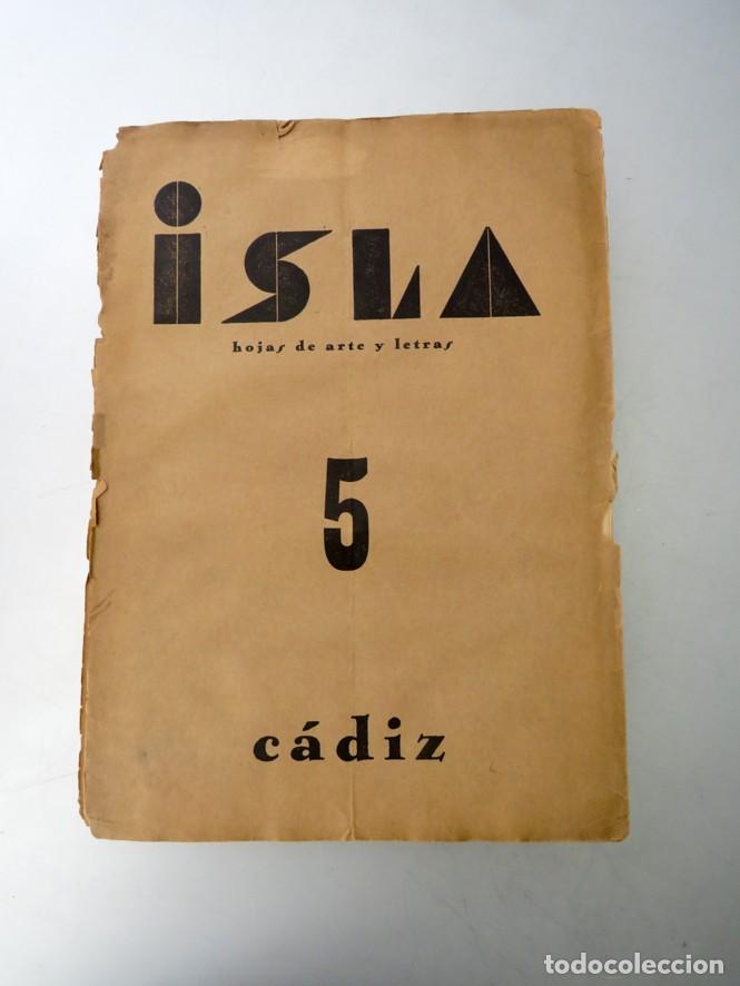 Coleccionismo de revistas y peri&oacute;dicos: ISLA. HOJAS DE ARTE Y LETRAS. N&ordm; 5. C&Aacute;DIZ. A&Ntilde;O 1934