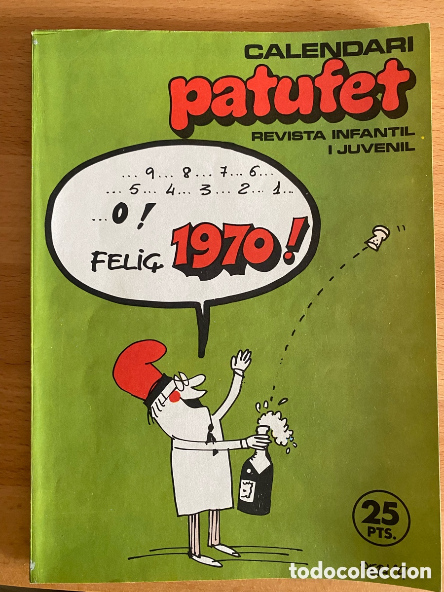 Coleccionismo de revistas y peri&oacute;dicos: Calendari Patufet 1970. Revista infantil i juvenil