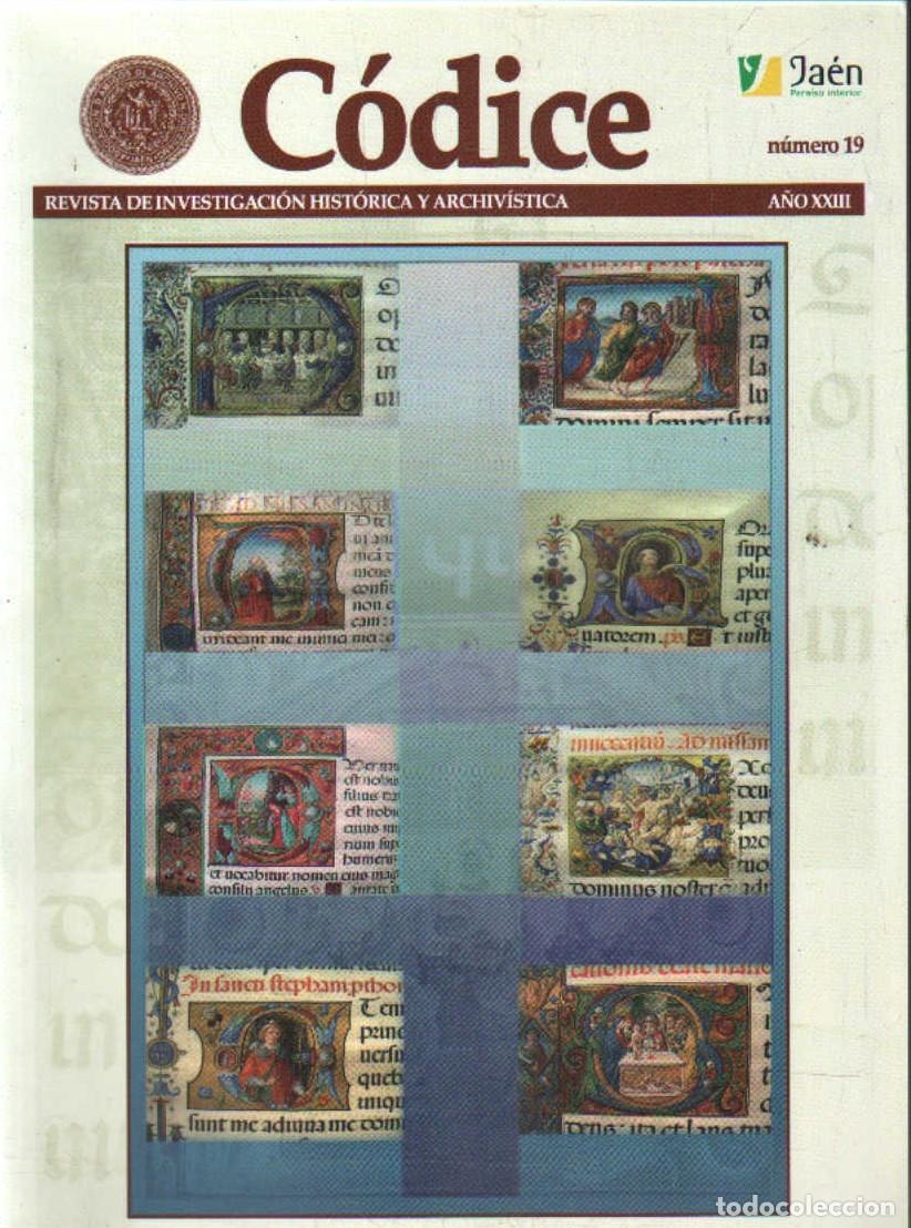 Coleccionismo de revistas y peri&oacute;dicos: C&Oacute;DICE, REVISTA DE INVESTIGACI&Oacute;N HIST&Oacute;RICA Y ARCHIVISTA N&Uacute;MERO 19. A-LJA-169