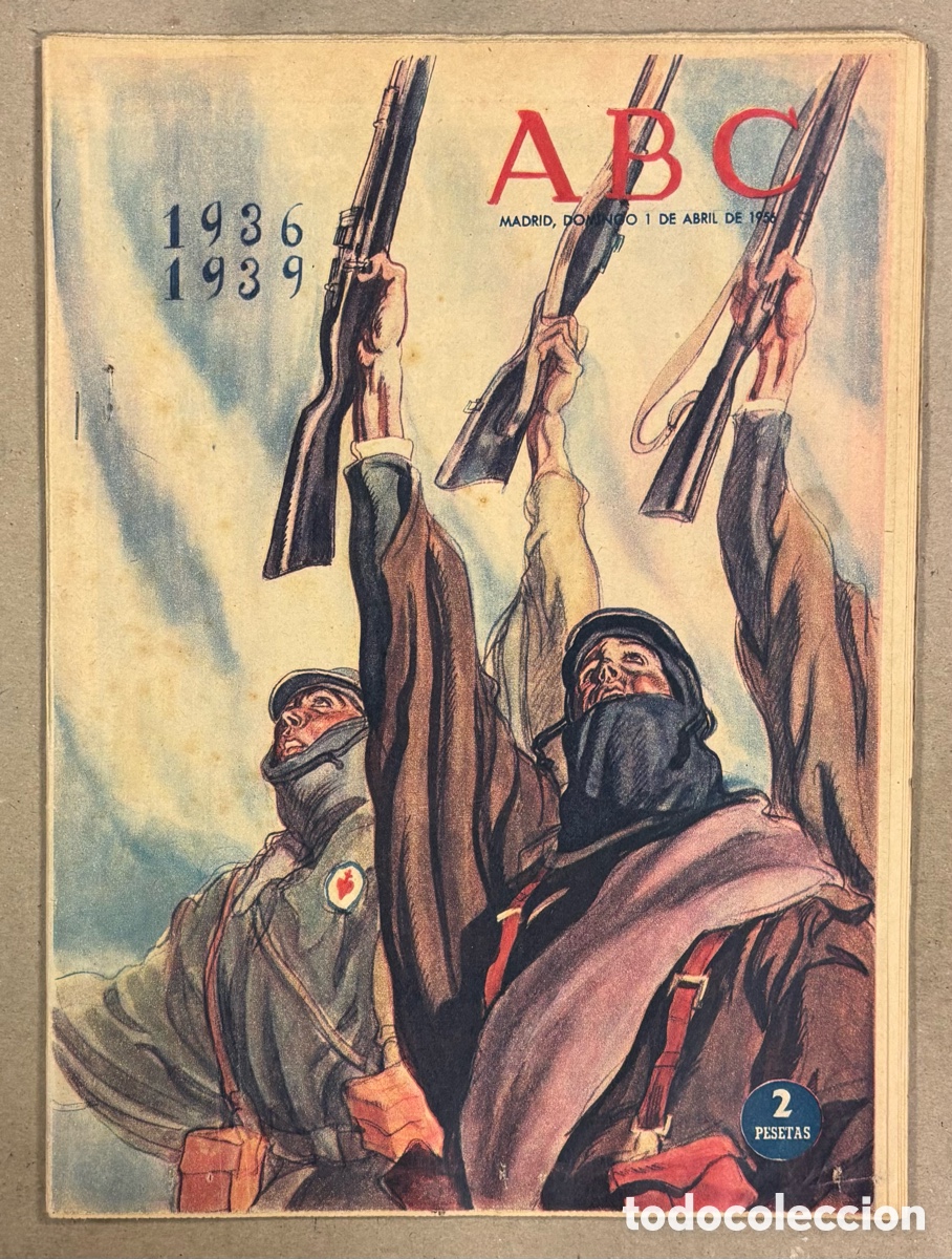 Collectionnisme de Revues et Journaux: ABC (1 DE ABRIL DE 1956). 1936-1939: LOS CAMINOS DE LA VICTORIA,..