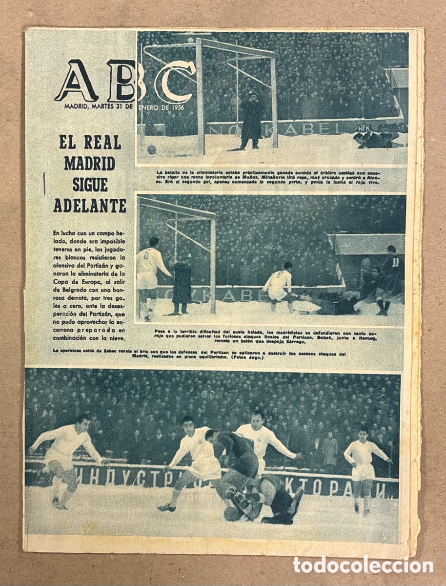 Coleccionismo de revistas y peri&oacute;dicos: ABC (19 DICIEMBRE 1973). COPA DE EUROPA: REAL MADRID AVANZA ELIMINATORIA FRENTE PARTIZAN BELGRADO,..