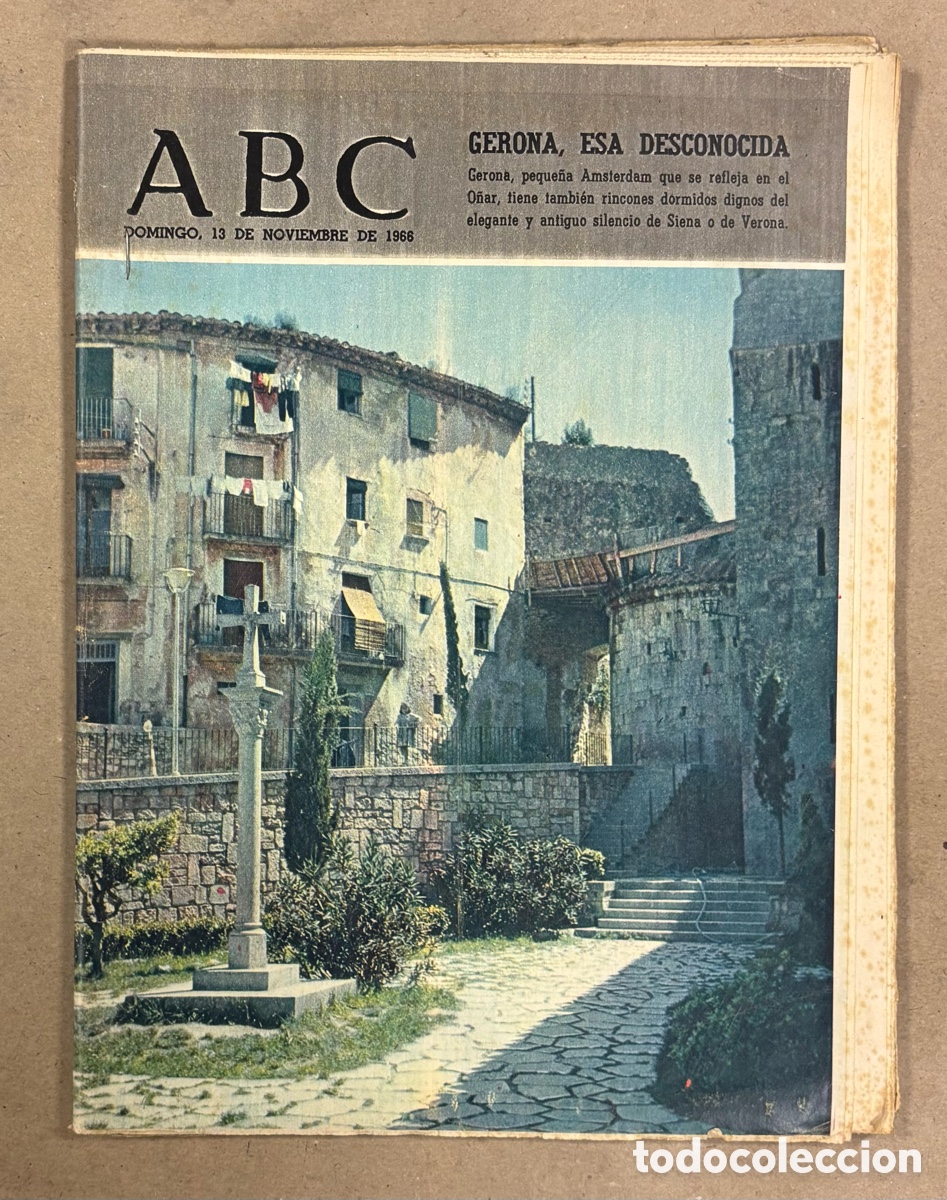 Coleccionismo de revistas y peri&oacute;dicos: ABC (13 DE NOVIEMBRE DE 1966). GERONA ESA DESCONOCIDA,&hellip;