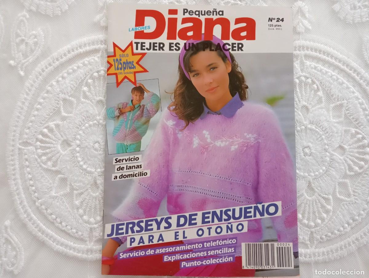 Coleccionismo de revistas y peri&oacute;dicos: Revista Peque&ntilde;a Diana N&ordm;24 - Labores Tejer - Jerseys de Ensue&ntilde;o Oto&ntilde;o - 32 p&aacute;ginas