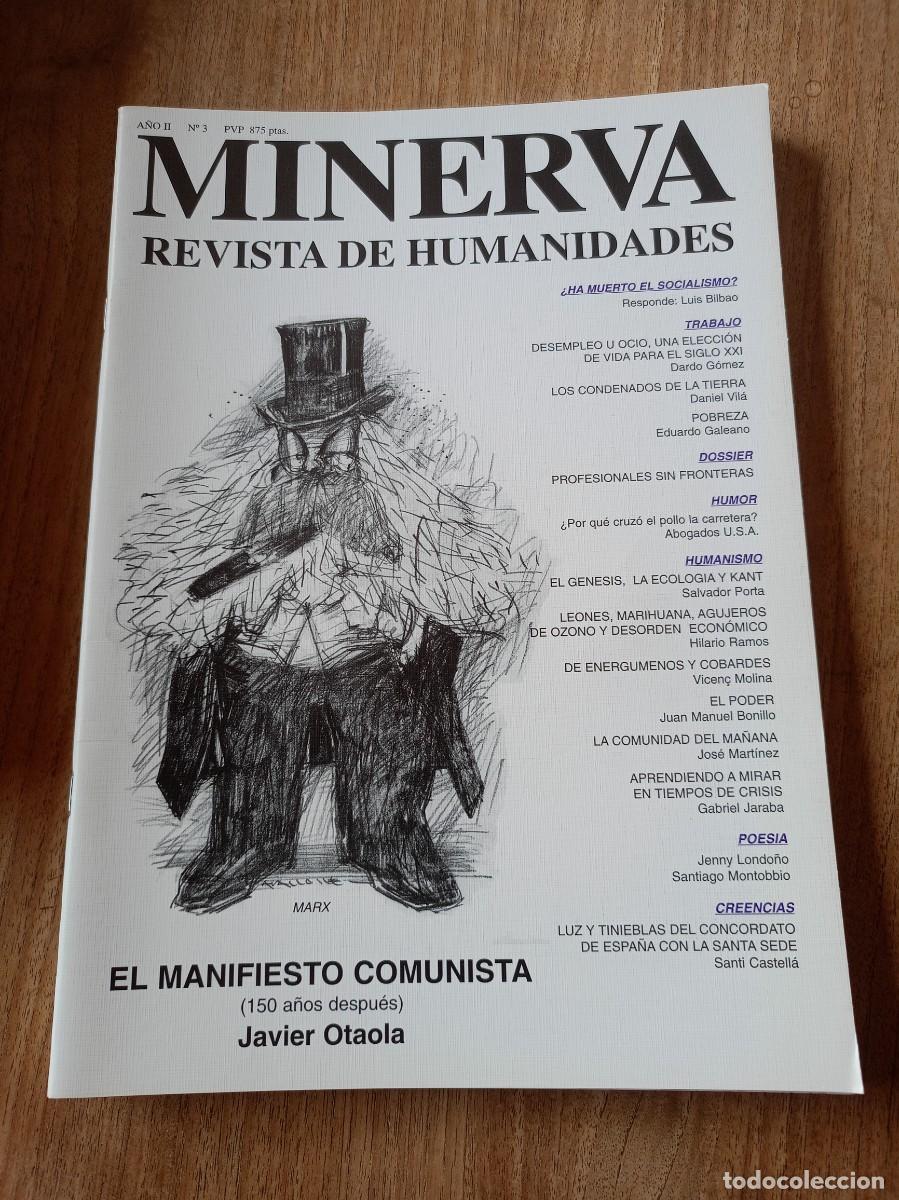 Colecionismo de Revistas e Jornais: MINERVA REVISTA DE HUMANIDADES. MASONER&Iacute;A. A&Ntilde;O II N&ordm;3. COMO NUEVA, EXCELENTE.