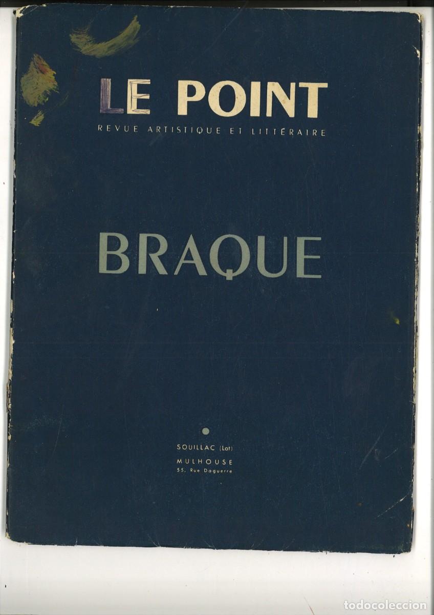 Coleccionismo de revistas y peri&oacute;dicos: LE POINT. BRAQUE XLVI OCTOBRE 1953
