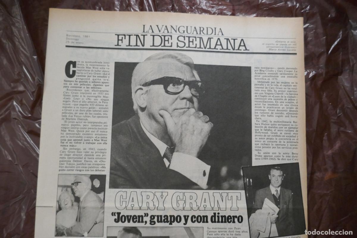 Coleccionismo de revistas y peri&oacute;dicos: FIN DE SEMANA - LA VANGUARDIA - DOMINGO, 25 DE ENERO - BARCELONA 1981