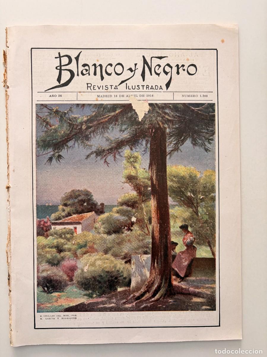 Coleccionismo de revistas y peri&oacute;dicos: BLANCO Y NEGRO. N&ordm; 1300. A&Ntilde;O 1916. HENRY BATAILLE. ELECCIONES EN MADRID. ASILO NUEVO EN MADRID. LEER