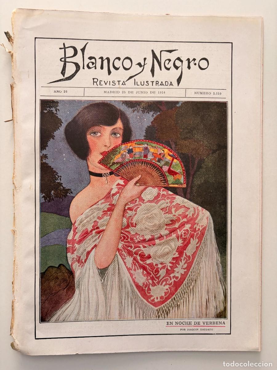 Coleccionismo de revistas y peri&oacute;dicos: BLANCO Y NEGRO. N&ordm; 1310. A&Ntilde;O 1916.LA IGLESIA DE LAS CALATRAVAS.LA REAL ACADEMIA DE SAN FERNANDO.LEER