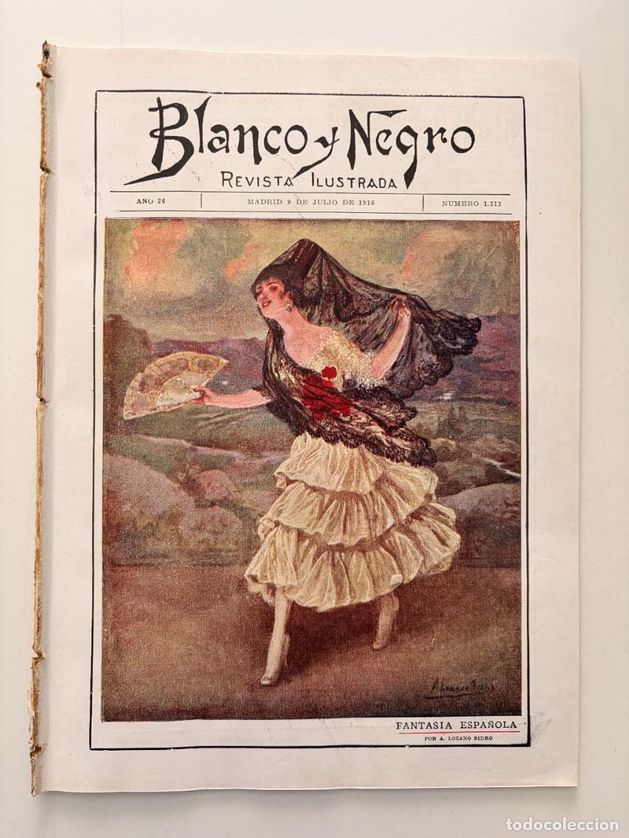 Coleccionismo de revistas y peri&oacute;dicos: BLANCO Y NEGRO. N&ordm; 1312. A&Ntilde;O 1916. FESTIVAL GIMN&Aacute;STICO INFANTIL (SAN SEBASTI&Aacute;N). LOS REYES EN. LEER