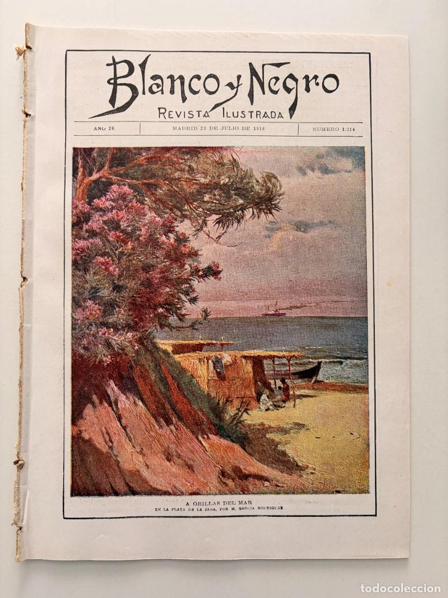 Coleccionismo de revistas y peri&oacute;dicos: BLANCO Y NEGRO. N&ordm; 1314. A&Ntilde;O 1916. LA PARROQUIA DE LA CONCEPCI&Oacute;N (MADRID). EL REAL MONASTERIO. LEER