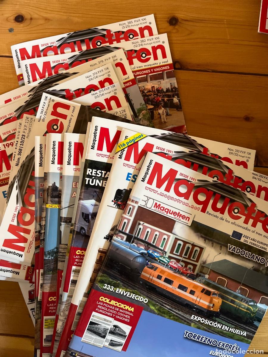 Coleccionismo de revistas y peri&oacute;dicos: Lote 22 revistas Maquetren