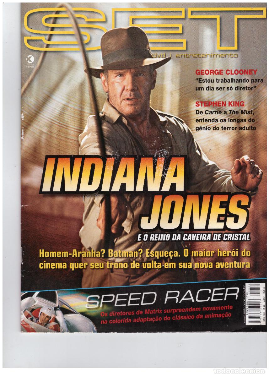 Coleccionismo de revistas y peri&oacute;dicos: REVISTA SET: HARRISON FORD / INDIANA JONES / STEPHEN KING / SAM RILEY / ANTON YELCHIN / CHARLTON HES