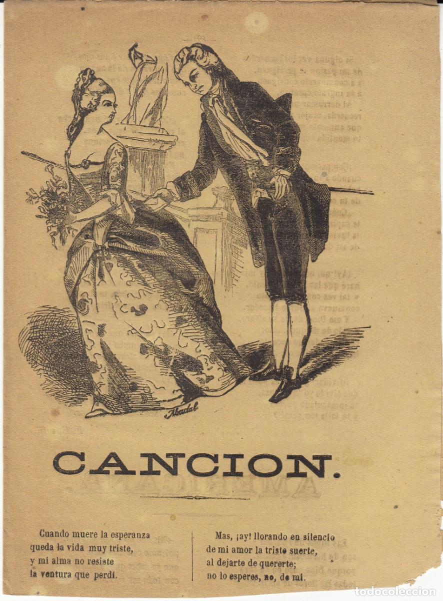 Coleccionismo de revistas y peri&oacute;dicos: PLIEGO DE CORDEL - ROMAN&Ccedil;OS - CANCI&Oacute;N - NO LA LLOREIS A LA MAGDALENA -