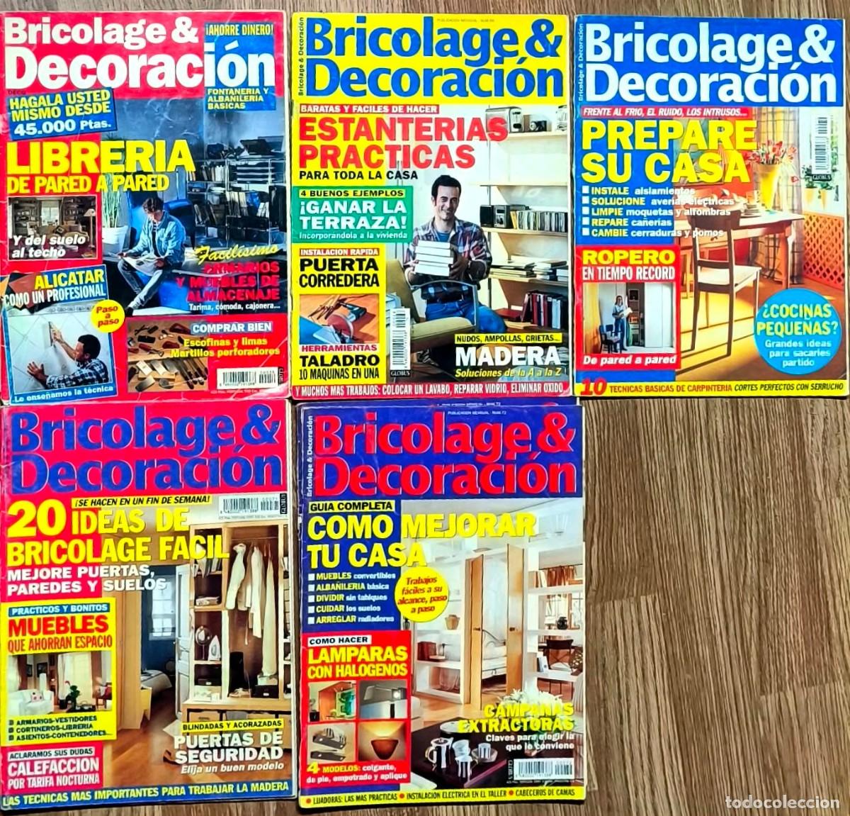 Coleccionismo de revistas y peri&oacute;dicos: Lote revistas Bricolage y Decoracion