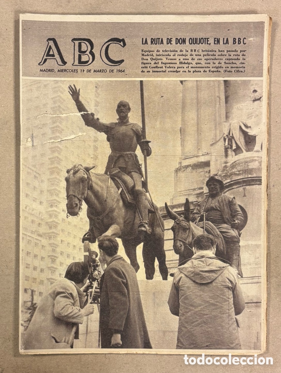 Coleccionismo de revistas y peri&oacute;dicos: ABC (11 DE MARZO DE 1964). LA RUTA DE DON QUIJOTE EN LA BBC,&hellip;