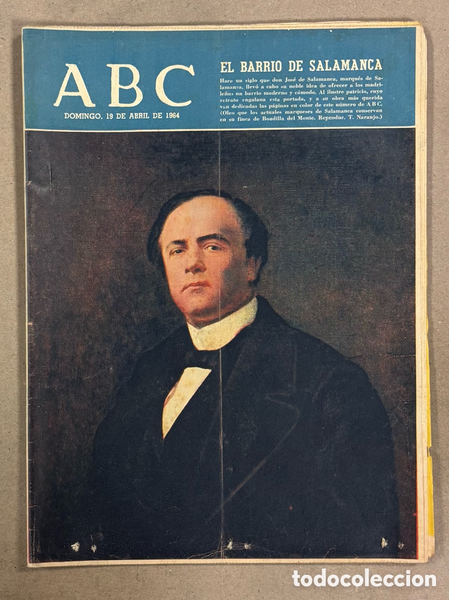 Coleccionismo de revistas y peri&oacute;dicos: ABC (19 DE ABRIL DE 1964). EL BARRIO DE SALAMANCA DON JOS&Eacute; DE SALAMANCA,&hellip;