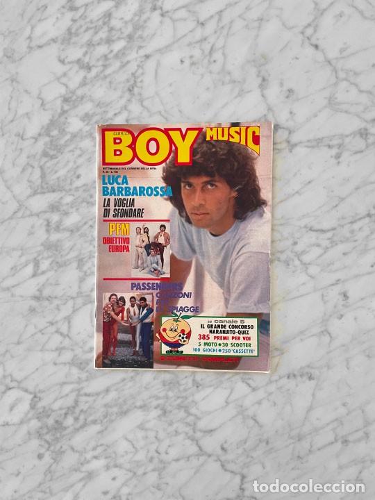 Coleccionismo de revistas y peri&oacute;dicos: BOY MUSIC - 1982 - LUCA BARBAROSSA, PASSENGERS, ATELIER FOLIE, JOAN JETT, PFM, PAUL WELLER, PLATINI