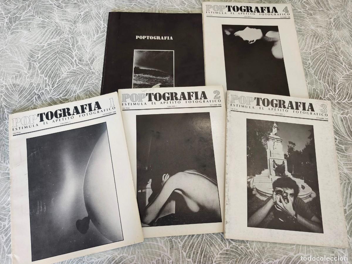 Collection Magazines and Newspapers: LOTE 5 REVISTAS POPTOGRAFIA a&ntilde;o 1980 n&ordm; 1, 2, 3 Y 4 A&Ntilde;O 1981 n&ordm; 1