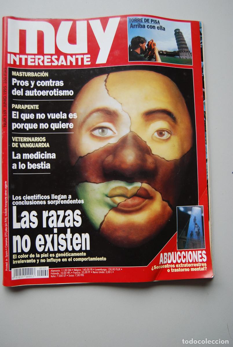 Collezionismo di Riviste e Giornali: MUY INTERESANTE.NUM.169-1995: LAS RAZAS NO EXISTEN-ABDUCCIONES-MASTURBACI&Oacute;N-PARAPENTE-TORRE DE PISA