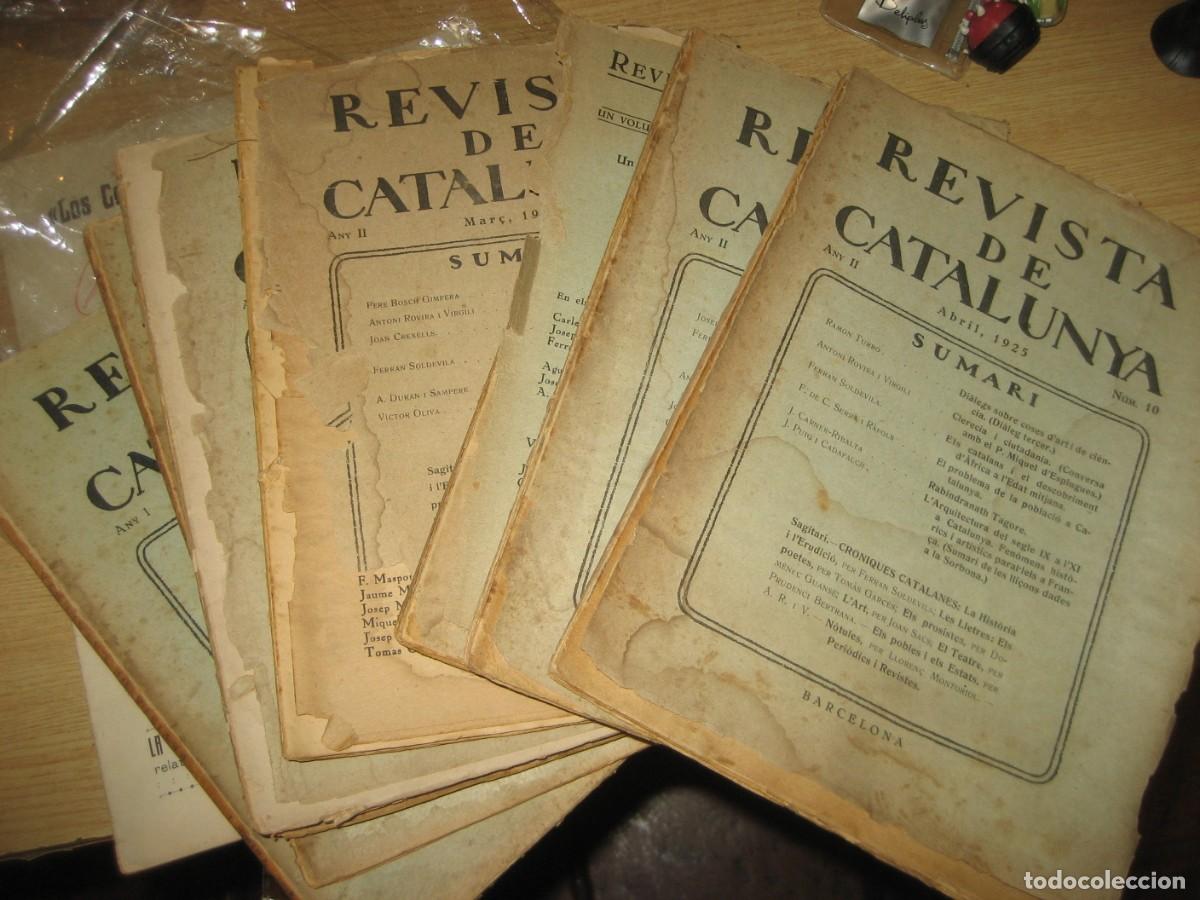 Coleccionismo de revistas y peri&oacute;dicos: 8 Revista de Catalunya a&ntilde;o 1924 - 25 art&iacute;culos de opinion , reportajes
