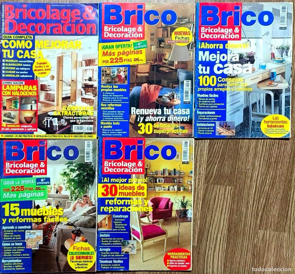 Coleccionismo de revistas y peri&oacute;dicos: Lote revistas Bricolage y Decoracion