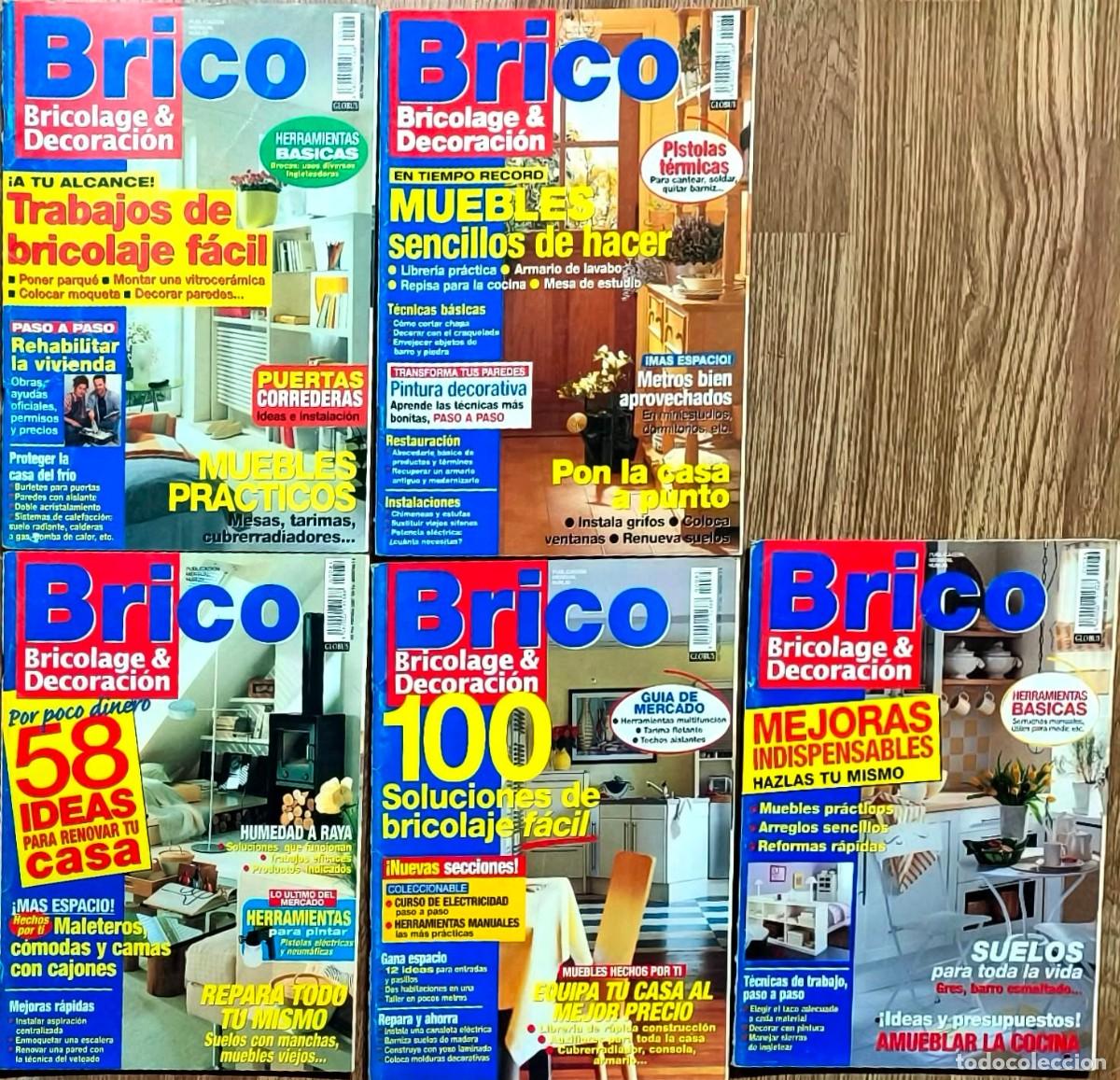Coleccionismo de revistas y peri&oacute;dicos: Lote revistas Bricolage y Decoraci&oacute;n