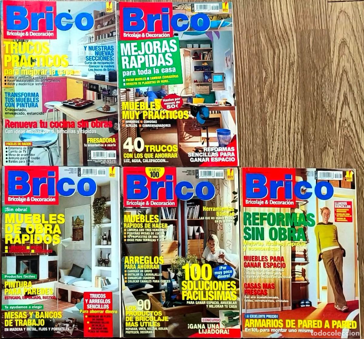 Coleccionismo de revistas y peri&oacute;dicos: Lote revistas Bricolage y Decoracion
