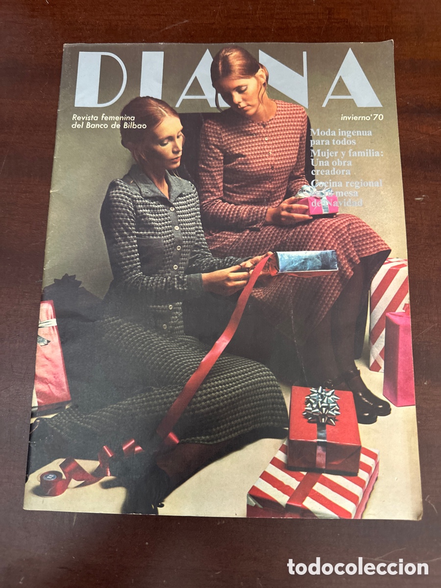 Coleccionismo de revistas y peri&oacute;dicos: ANTIGUA REVISTA DIANA INVIERNO 70 - MUJER MODA FEMENINA - BANCO BILBAO