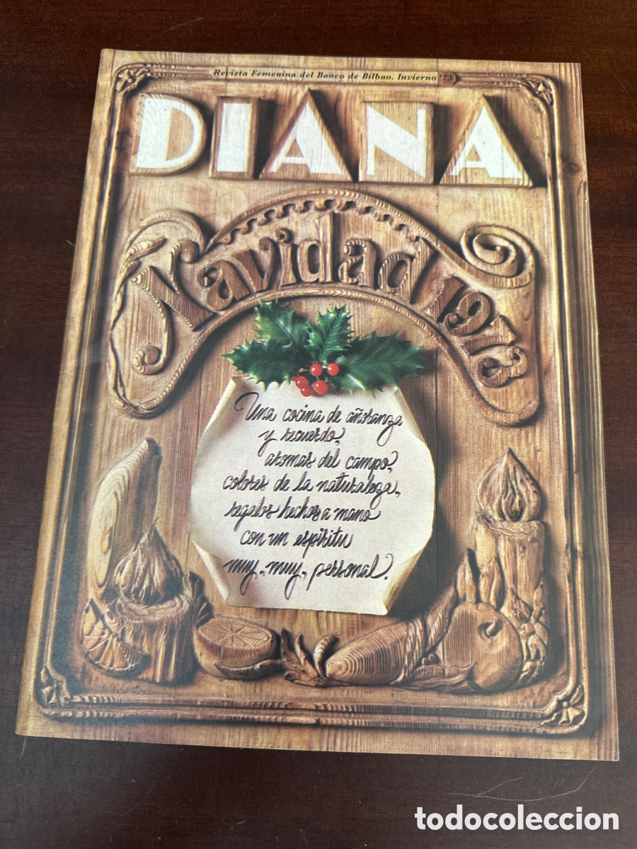 Sammeln von Zeitschriften und Zeitungen: ANTIGUA REVISTA DIANA INVIERNO 1973 NAVIDAD - MUJER MODA FEMENINA - BANCO BILBAO