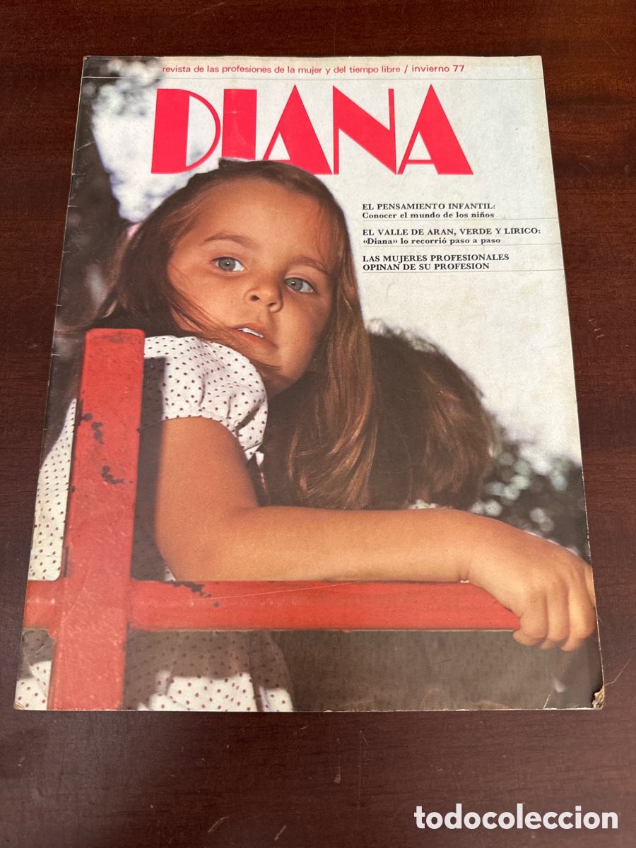 Sammeln von Zeitschriften und Zeitungen: ANTIGUA REVISTA DIANA INVIERNO 1977 - MUJER MODA FEMENINA - BANCO BILBAO