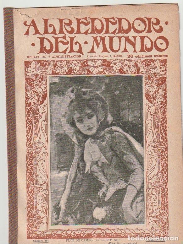Collectionnisme de Revues et Journaux: ALREDEDOR DEL MUNDO &ndash; 1901 * AISAUA MARRUECOS * ADELINA PATTI * CIENCIA CRISTIANA * HERRERA , RIOJA