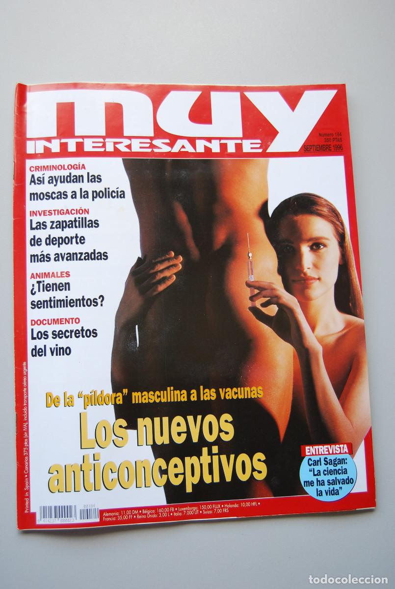 Collezionismo di Riviste e Giornali: MUY INTERESANTE.NUM.184-1996: NUEVOS ANTICONCEPTIVOS-CARL SAGAN-SECRETOS DEL VINO-ZAPATILLAS