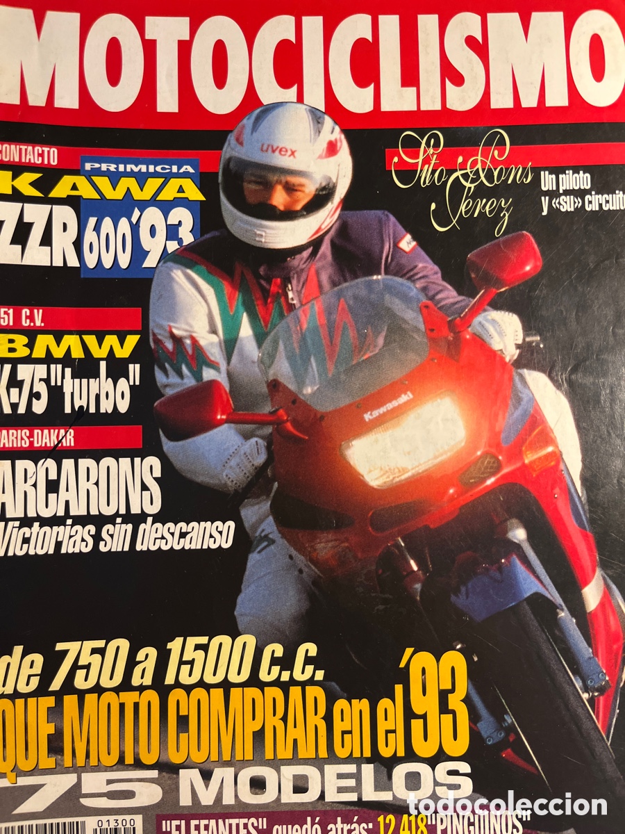 Coleccionismo de revistas y peri&oacute;dicos: Motociclismo numero 1300 21 de enero 1993